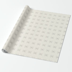 Elegant Boogpatroon Moederdag Cadeaupapier