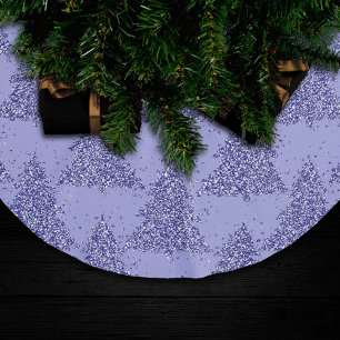 Elegant boompatroon Charmante Lavendel Kerstmis Kerstboom Rok