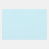 Elegant bord blauw Minimalistisch en chic Inpakpapier Vel (Voorkant 2)