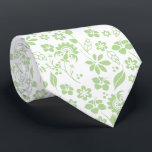 Elegant Bord Lime Green en White Tropical Flowers Stropdas<br><div class="desc">Elegant Bord Lime Green en White Tropical Flowers Stropdas. Gemakkelijk om de achtergrondkleur voor een echt unieke blik aan te passen! Creëer door Zazzle pro ontwerper BK Thompson uitsluitend voor Cedar en String; neem contact met ons op als u hulp nodig hebt bij het ontwerp.</div>