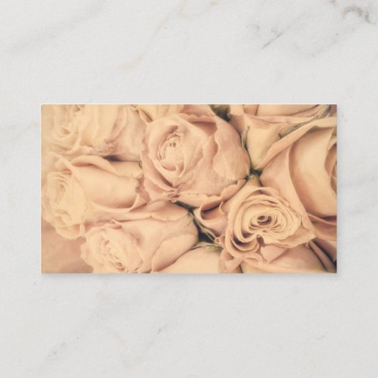 Elegant bord roze rozen evenement of bruiloft plan visitekaartje (Achterkant)