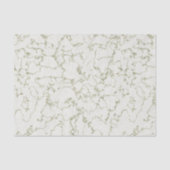 Elegant Bord Salie Groen Marmer Tissue Papier (Voorkant)