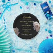 Elegant Bord voor zwart-witpapier en gouden bruilo (Feest)