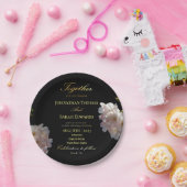 Elegant Bord voor zwart-witpapier en gouden bruilo (Feest)