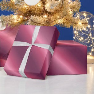 Elegant Bordeaux Kerstvakantie Verjaardag Cadeau Cadeaupapier