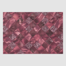 Elegant bordeauxrood glitter diamant roosterpatroo