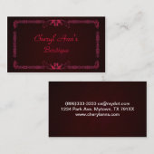 Elegant Borded Visitekaartje (Voorkant / Achterkant)