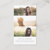 Elegant Border | Drie fotograaf Visitekaartje (Voorkant)