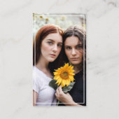 Elegant Border | Fotograaf Visitekaartje (Achterkant)