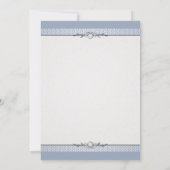 Elegant Border Uitnodiging (Achterkant)