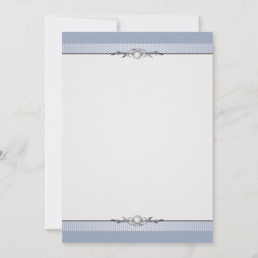 Elegant Border Uitnodiging (Achterkant)