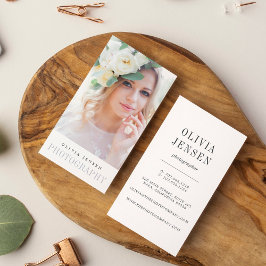 Elegant Border | Verticaal fotograaf Visitekaartje