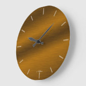 Elegant borsthed Bronze look Clock Grote Klok (Hoek)