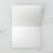 Elegant bos | botanisch bos bedankkaart (Binnen)