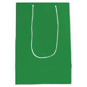 Elegant bos groen Minimalistisch en chique Medium Cadeauzakje (Achterkant)
