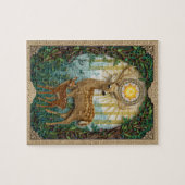 Elegant Bos Hert - Papier Quilling Legpuzzel (Horizontaal)