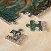 Elegant Bos Hert - Papier Quilling Legpuzzel (Zijkant)