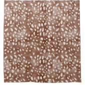 Elegant bos herten print douchegordijn (Voorkant)