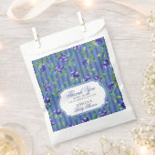 Elegant bosbessen bessenzoet Baby shower Bedankzakje (Geknipt)