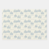 Elegant boskaartpatroon inpakpapier vel (Voorkant)