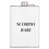 Elegant Boss Girl Scorpio Flask Heupfles (Achterkant)
