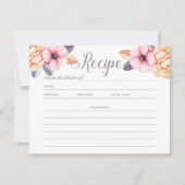Elegant Botanic Berries Vrijgezellenfeest Recipcar Kaart (Voorkant)