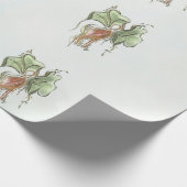 Elegant Botanical Bird  Cadeaupapier (Hoek)