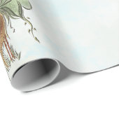 Elegant Botanical Bird  Cadeaupapier (Rol Hoek)
