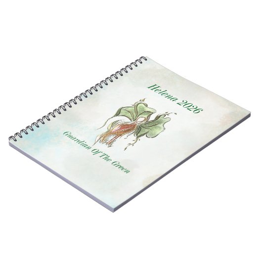 Elegant Botanical Bird  Notitieboek (Linkerzijde)