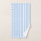 Elegant Botanical Blue Green Hydrangea Bad Handdoek (Handdoek)
