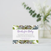 Elegant Botanical Breng een Kaart Baby shower (Staand voorkant)