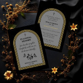 Elegant Botanical Butterflies Motivational Quote Kaart