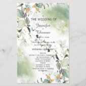 Elegant Botanical Eucalyptus Greenery Programme (Voorkant)