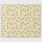 Elegant Botanical Fall  Cadeaupapier (Vlak)