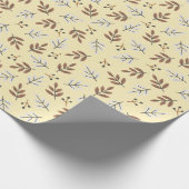 Elegant Botanical Fall  Cadeaupapier (Hoek)
