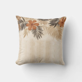 Elegant Botanical Floral Background in Warm Tones Kussen