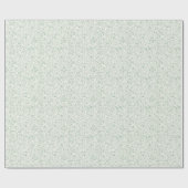 Elegant Botanical Floral Pattern – Minimal Nature Cadeaupapier (Vlak)