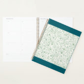 Elegant Botanical Floral Pattern – Minimal Nature  Planner (Display)