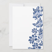 Elegant Botanical Floral Wedding Bedankkaart (Achterkant)