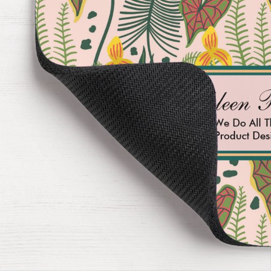 Elegant Botanical Flowers Greenery Muismat (Hoek)