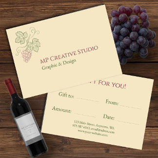 Elegant Botanical Grapevine Design