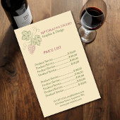 Elegant Botanical Grapevine Design Flyer