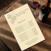 Elegant Botanical Grapevine Design Flyer