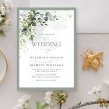 Elegant Botanical Greenery Floral Waterverf