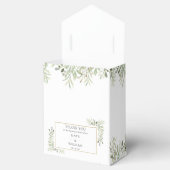 Elegant Botanical Greenery Wedding Bedankdoosjes (Geopend)