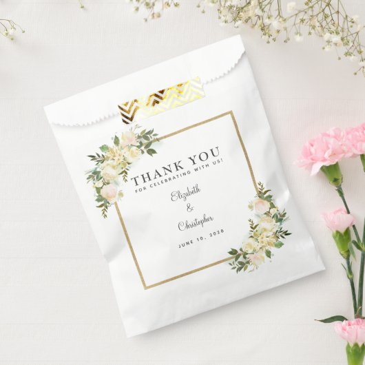 Elegant Botanical Greenery Weddings Bedankt Bedankzakje (Gezegeld)