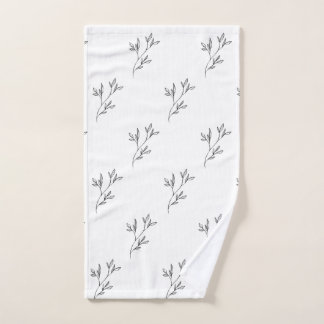 Elegant Botanical Hand Towel Handdoek