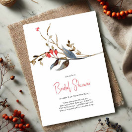 Elegant Botanical Invitation Vrijgezellenfeest Kaart