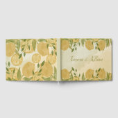 Elegant Botanical Lemon Greenery Gastenboek (Volledig)