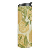 Elegant Botanical Lemon Greenery Thermosbeker (Gedraaid links)
